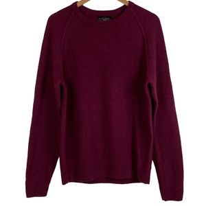 NEW Burgundy Wine Red Lamb's Wool Sweater